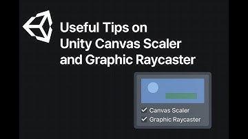 Useful Tips on Unity Canvas Scaler and Graphic Raycaster  in Hindi
