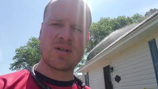 Roof Cleaning tips.  How to handle a house without gutters and reducing the impact to plants etc screenshot 5