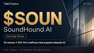 SoundHound AI Q1 2026 Earnings: 52% Growth & LivePerson Acquisition