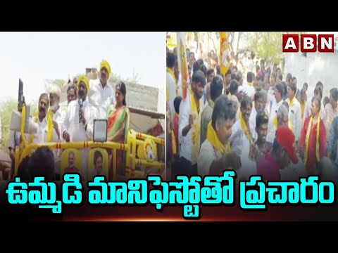 ఉమ్మడి మానిఫెస్టోతో ప్రచారం | TDP Candidate KE Shyam Babu Election Campaign 2024 | ABN Telugu - ABNTELUGUTV