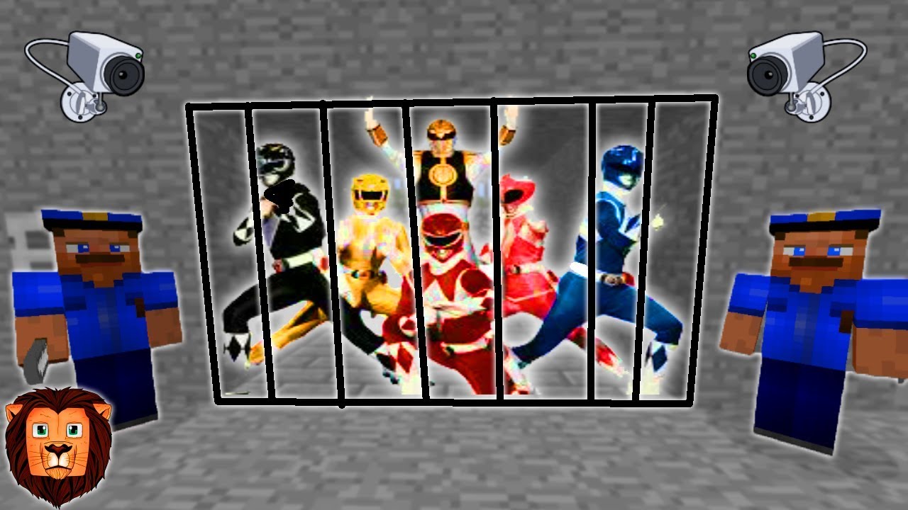 POWER RANGERS PRESOS (MINECRAFT PRISON ESCAPE) MINECRAFT ESCAPA DE LA