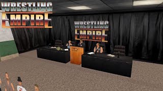My 1st Press Conference (vs Amber Lance) - Wrestling Empire for Nintendo Switch