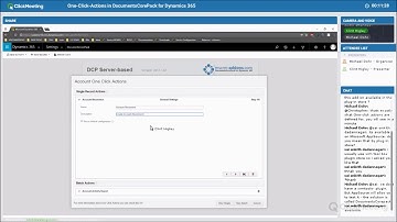 One-Click-Actions in DocumentsCorePack for Dynamics 365