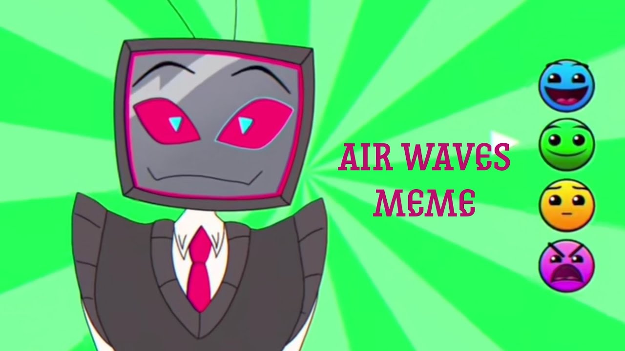 AIR WAVES MEME | Hazbin Hotel | Vincent Whittman 