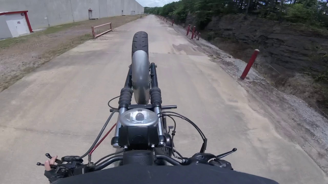 Harley Davidson Sportster Wheelie Wednesday YouTube