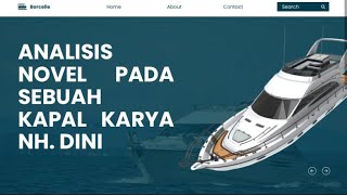 Analisis Kajian Novel Pada Sebuah Kapal Karya NH.Dini dengan Menggunakan Pendekatan Struktural 