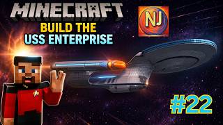Minecraft Tutorial: USS Enterprise-D (Star Trek TNG) | Part 22 - DECK 22 🖖⛏️#minecraft