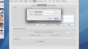 Configuring the Backup preferences in CurrencyXchanger (CXR)