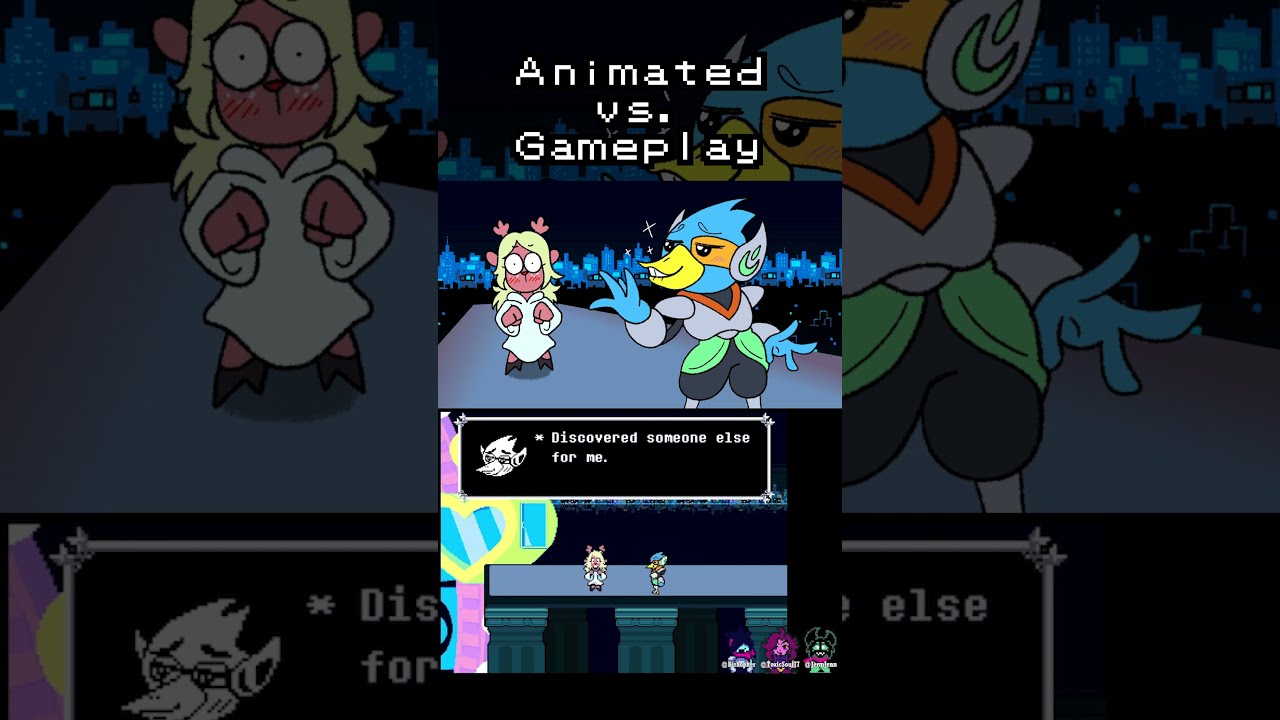 Noelle Berdly Share A Moment Animation Vs Gameplay Shorts