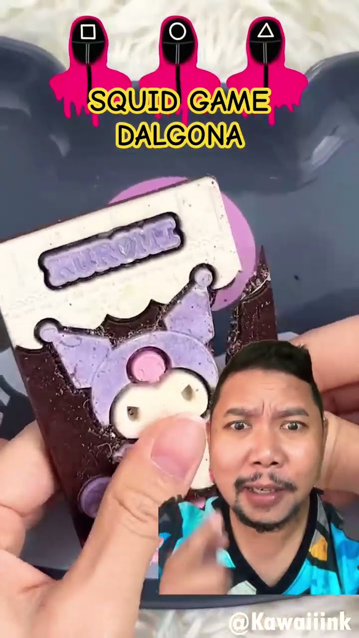 SQUID GAME DALGONA KUROMI!!!? #kuromi #sanrio #kawaii #cute #mymelody #shorts