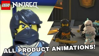 LEGO NINJAGO | ALL PRODUCT ANIMATIONS | 2014 - 2023