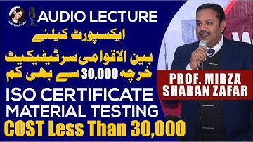 Import Export - 100% Satisfied Customer Expense 30,000 ISO Certificate Material Testing Certificate