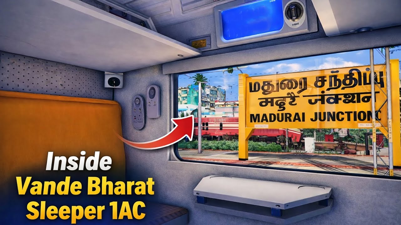 Vande Bharat Sleeper train First run in South India | Train Simulator classic | Railworks