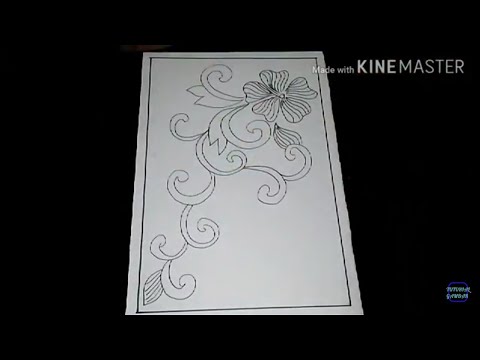 CARA MENGGAMBAR SKETSA  MOTIF BATIK  SKETSA  26 YouTube