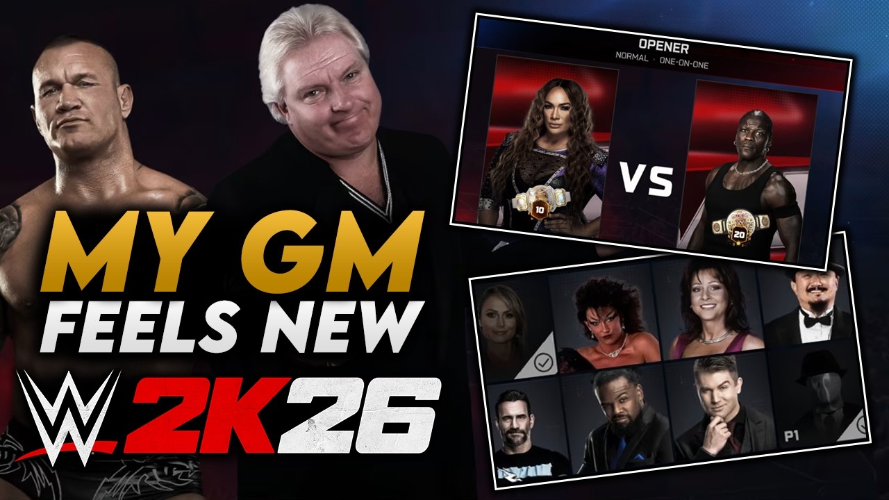 В WWE 2K26 режим MyGM снова ощущается по-новому.