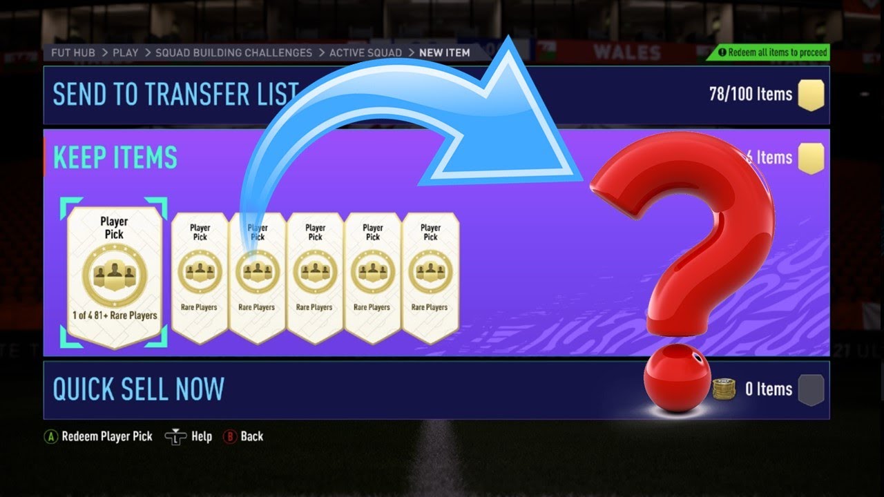Fifa 21 - Seeing if the 81+ 1 of 4 Player Pick packs are worth doing