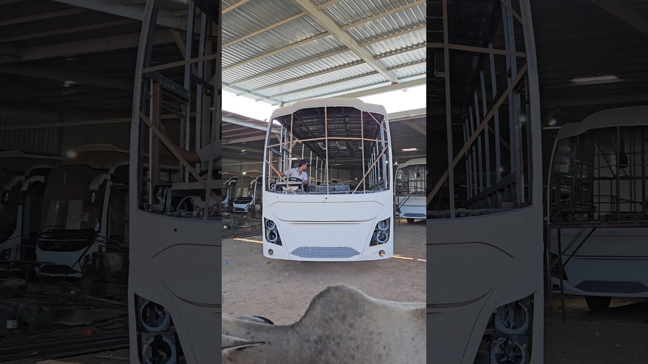 new bus manufacturing process in india new ac sleeper 2x1 bus manufacturing process