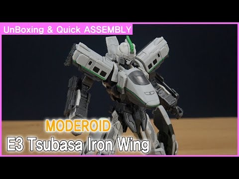 [UnBoxing &amp;amp; 빠른 조립] 굿스마일 MODEROID 신카리온 <strong>E3</strong> 츠바사 아이언 윙 내용물 살펴보기 &amp;amp; 조립 편집본