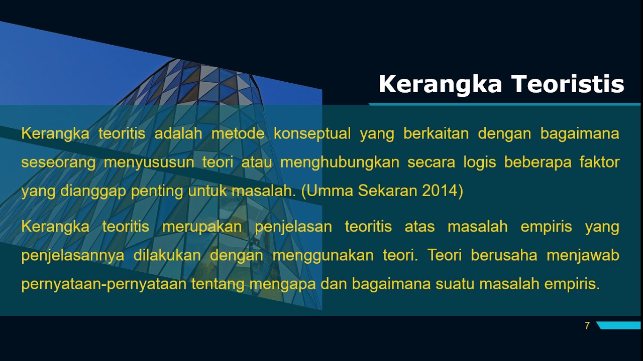 Proses Penelitian ( Perumusan Masalah, Kerangka Teoritis, dan
