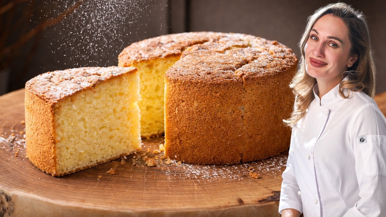 Этот бисквит получается у всех! 😍 Шифон на кипятке