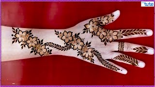 Easy Floral Arabic Mehndi Designs | Latest Arabic Mehndi Designs 2021 | Letstute Mehndi screenshot 2