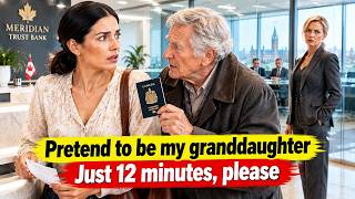 Pretend to Be My Granddaughter for 12 Minutes, the Old Man Begged at the Bank in Tears