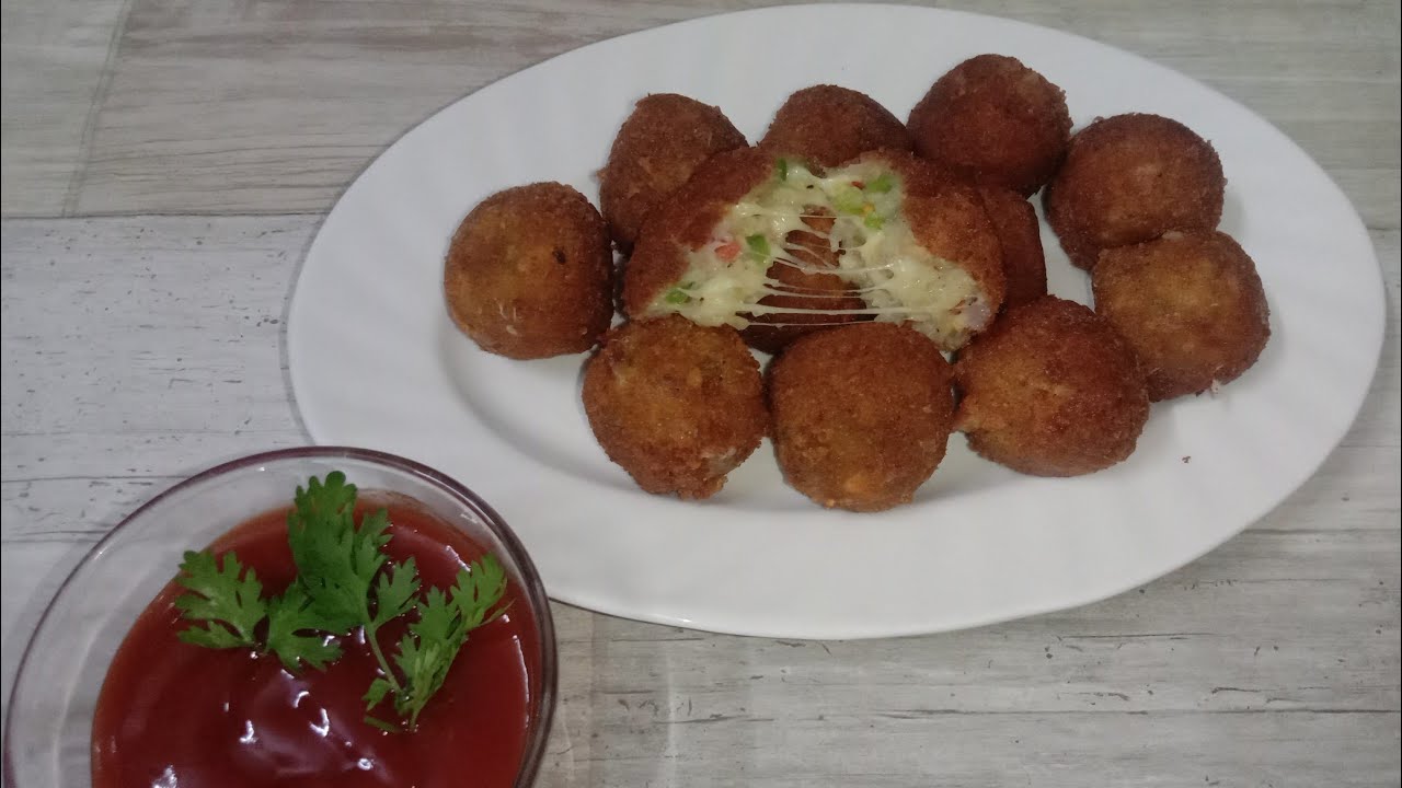 Cafe Style Potato Cheese BallsCrispy Cheese BallsIftar recipe for