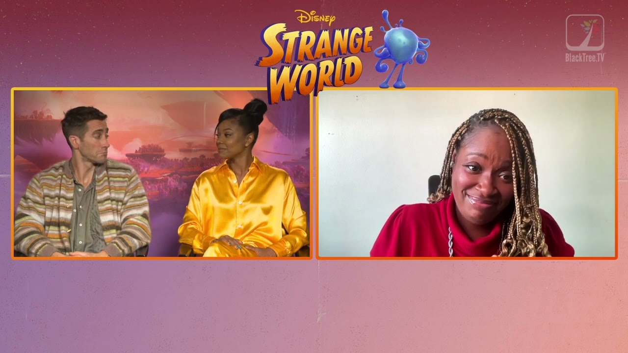 Jake Gyllenhaal ‘Searcher Clade’ & Gabrielle Union ‘Meridian Clade’ Interview for Strange World