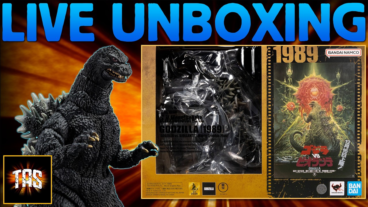 S.H.MonsterArts Godzilla (1989) -Movie Graphic Plus- - Live