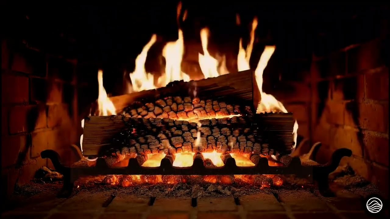 Rain and Fireplace Ambience 🌧️🔥 Relaxing Crackling Fire Sounds for Deep Sleep