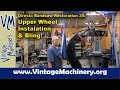 Diresta Bandsaw Restoration 25: Adding some “Bling” to the Saw and Installing the Upper Wheel