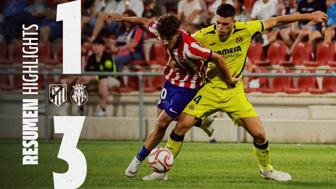Atlético Madrileño 1-3 Villarreal B | ⚽ David García | HIGHLIGHTS, Primera RFEF 2026/27 - MD5