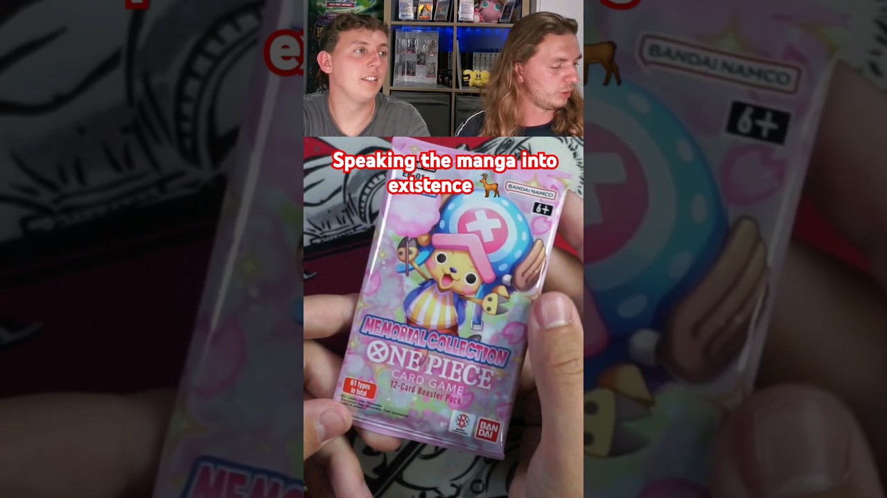 Pulling the best card in the set! Manga chopper! 