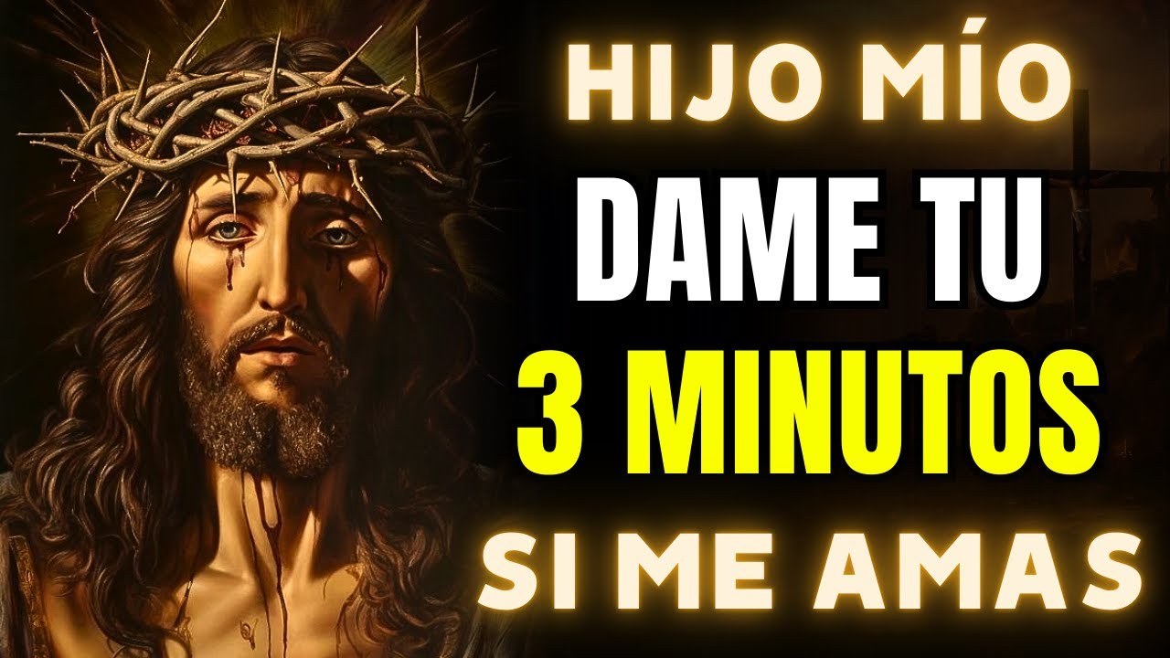 🛑 MENSAJE DE DIOS HOY PARA TI / No te saltes abrirlo. - YouTube