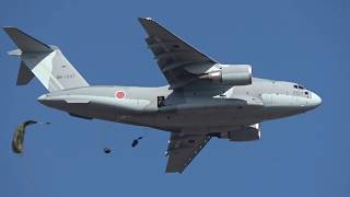 G190113B 第１空挺団 平成31年降下訓練始め 訓練展示前半