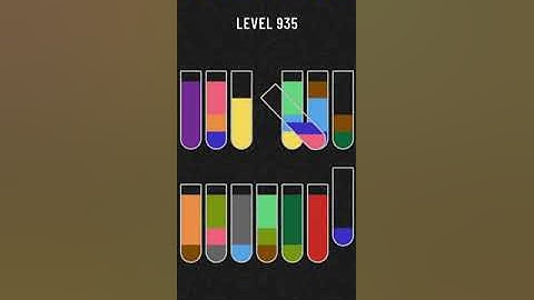water sort puzzle - level 935