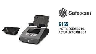 Safescan 6165 instrucciones de actualización USB | Español
