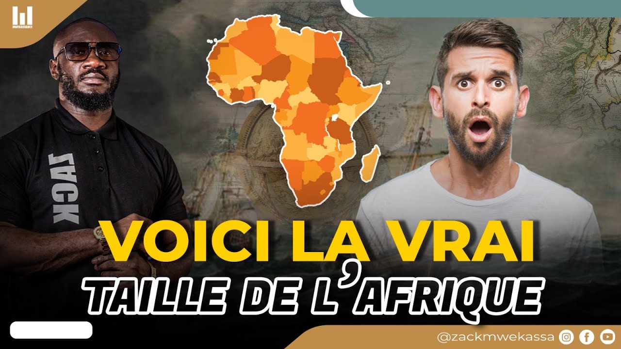 L'AFRIQUE EST PLUS GRANDE QUE L'EUROPE ET L'AMERIQUE
