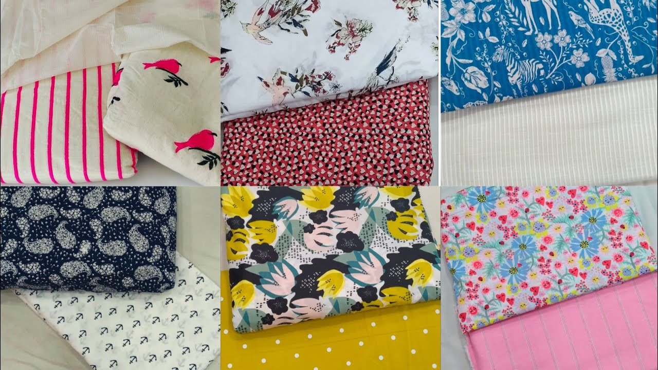 New Cotton suit Materials 2020 || Summer Punjabi suit design || simple Suit Design || Mix match suit