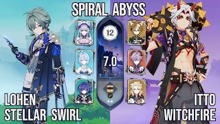 Lohen Stellar Swirl & Itto Witchfire | Spiral Abyss 7.0 / Luna VIII | Genshin Impact
