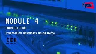 CEHv10 Modul 4 - Enumeration - LAB 4 - Enumerate Resources using Hyena