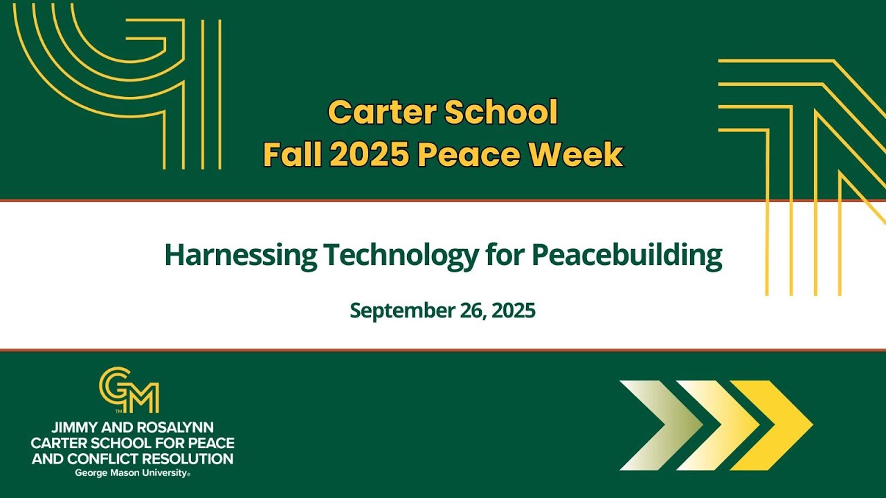 Harnessing Technology for Peacebuilding