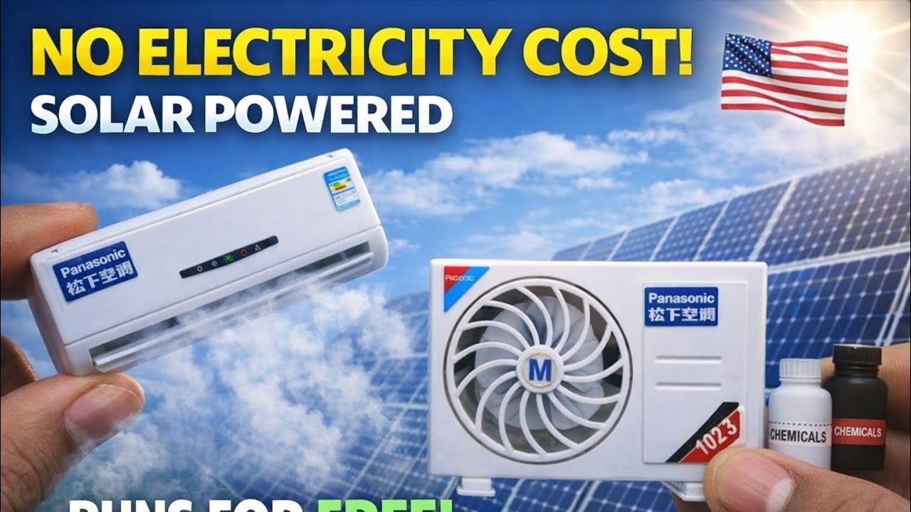 I Tested a Solar Powered Mini Air Conditioner — Does It Actually Work