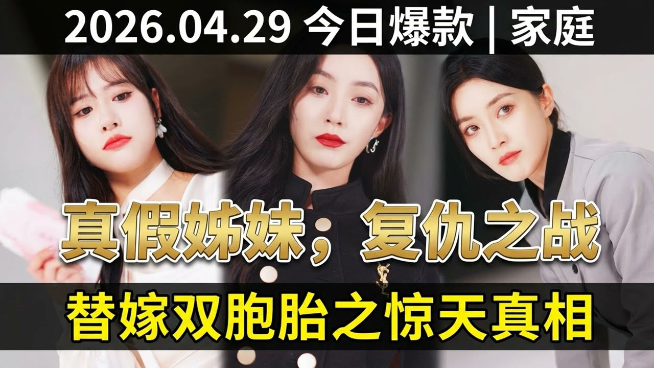 2026.04.29 家庭短剧 TOP9｜选择权的谜题：女孩与财富的继承人｜傻妻的隐藏大佬身份