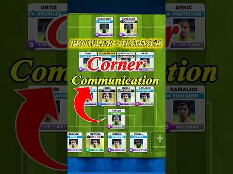Prowler Hammer Corner Communication In Score Match Best Corner Strategy 2025 Football Tips 