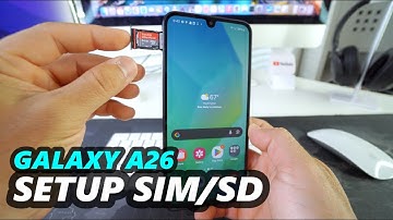 How To Install SD & SIM Card into Samsung Galaxy A26 5G