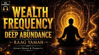WEALTH FREQUENCY 💰 | Raag Yaman for Deep ABUNDANCE (Use Headphones)
