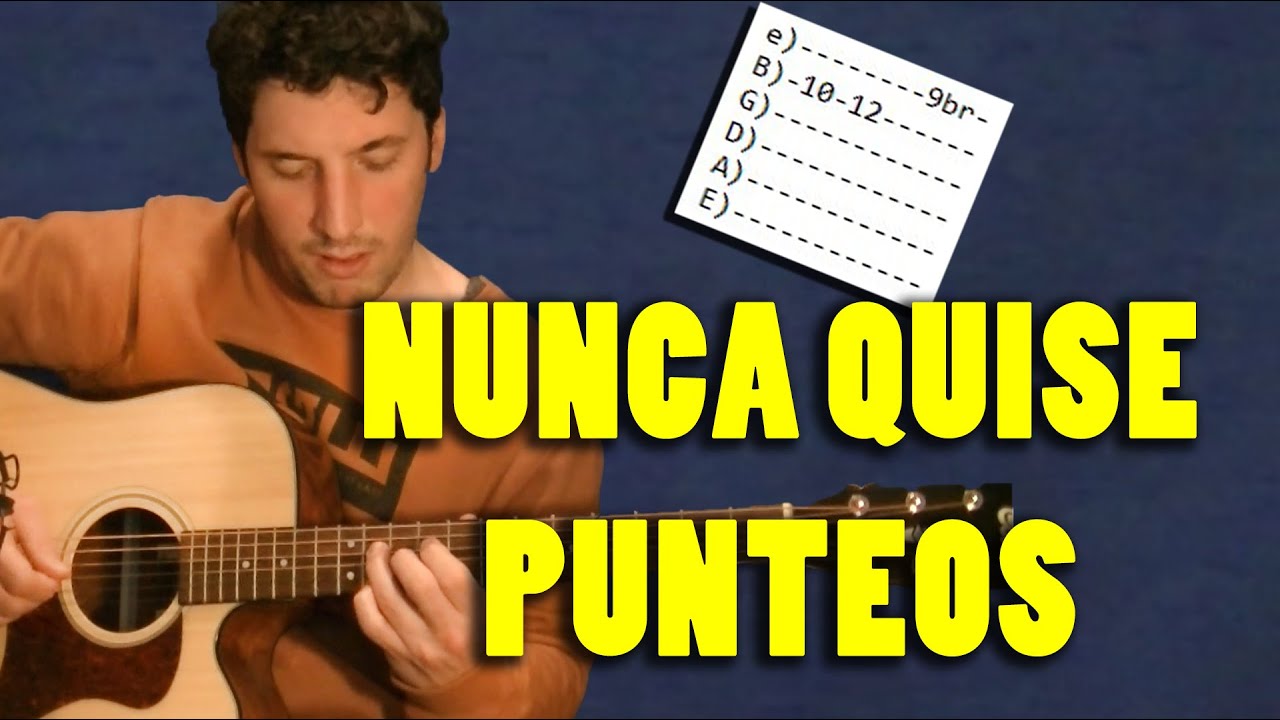 Nunca Quise – Intoxicados | Tutorial de guitarra 🎸 Punteos, riffs y rock nacional