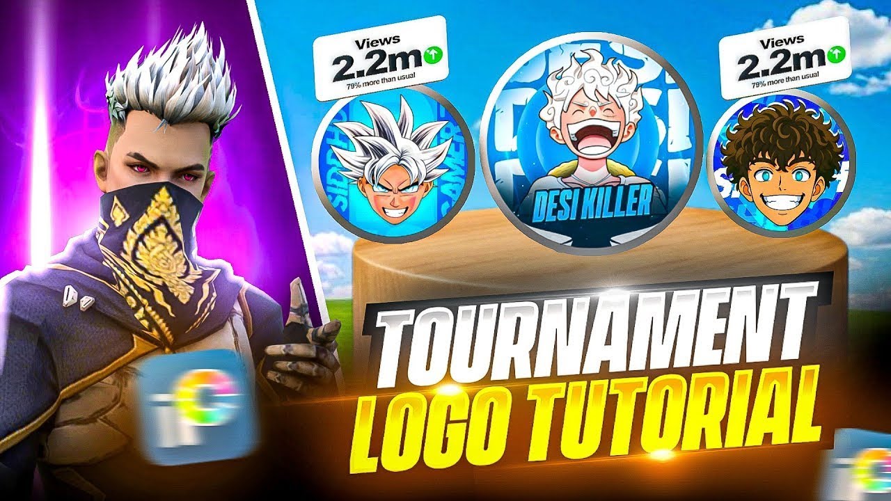 "How To Make Professional Tournament Logo in 15 Minutes"😮!