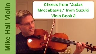 Chorus -# 1 from Suzuki Viola Book 2